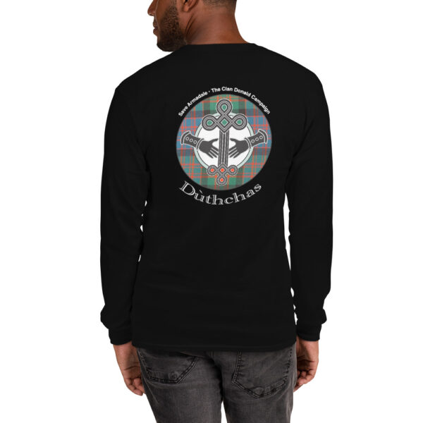 Unisex Long Sleeve Shirt- Logo back - Image 2