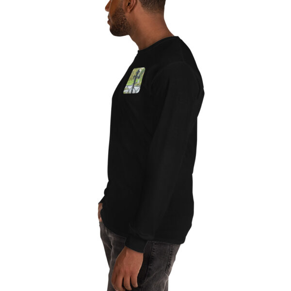 Unisex Long Sleeve Shirt- Logo back - Image 3