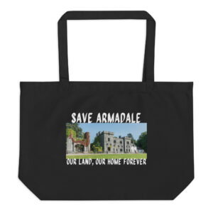 Large organic tote bag